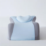 Maxbell Face Down Pillow Versatile Washable Cover Back Support for Sleeping Lounging Blue