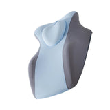 Maxbell Face Down Pillow Versatile Washable Cover Back Support for Sleeping Lounging Blue