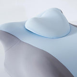 Maxbell Face Down Pillow Versatile Washable Cover Back Support for Sleeping Lounging Blue