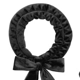Maxbell Heatless Hair Curling Headband Portable Gift Comfortable Long Hair Curl Wrap Black