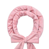 Maxbell Heatless Hair Curling Headband Portable Gift Comfortable Long Hair Curl Wrap Dark Pink