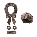 Maxbell Heatless Hair Curling Headband Portable Gift Comfortable Long Hair Curl Wrap Brown