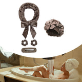 Maxbell Heatless Hair Curling Headband Portable Gift Comfortable Long Hair Curl Wrap Brown