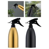 Maxbell Stainless Steel Spraying Bottle 500ml Hand Spray Bottle for Lawn Garden Home Gold