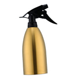 Maxbell Stainless Steel Spraying Bottle 500ml Hand Spray Bottle for Lawn Garden Home Gold