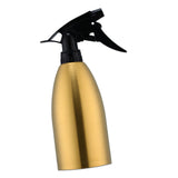 Maxbell Stainless Steel Spraying Bottle 500ml Hand Spray Bottle for Lawn Garden Home Gold