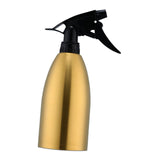 Maxbell Stainless Steel Spraying Bottle 500ml Hand Spray Bottle for Lawn Garden Home Gold