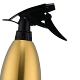 Maxbell Stainless Steel Spraying Bottle 500ml Hand Spray Bottle for Lawn Garden Home Gold