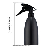 Maxbell Stainless Steel Spraying Bottle 500ml Hand Spray Bottle for Lawn Garden Home Black