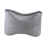 Maxbell Knee Foam Support Pillow Leg Positioner Cushion for Nerves Hip Side Sleeping Grey