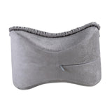 Maxbell Knee Foam Support Pillow Leg Positioner Cushion for Nerves Hip Side Sleeping Grey