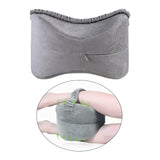 Maxbell Knee Foam Support Pillow Leg Positioner Cushion for Nerves Hip Side Sleeping Grey
