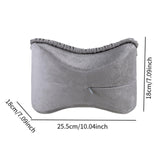 Maxbell Knee Foam Support Pillow Leg Positioner Cushion for Nerves Hip Side Sleeping Grey