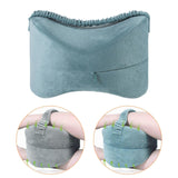 Maxbell Knee Foam Support Pillow Leg Positioner Cushion for Nerves Hip Side Sleeping Blue