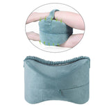 Maxbell Knee Foam Support Pillow Leg Positioner Cushion for Nerves Hip Side Sleeping Blue