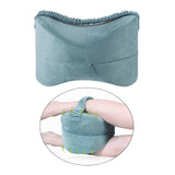 Maxbell Knee Foam Support Pillow Leg Positioner Cushion for Nerves Hip Side Sleeping Blue
