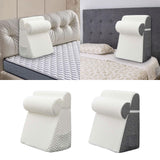 Maxbell Bed Wedge Pillow Back Support Removable Washable Cover Large Elevated Pillow White