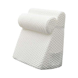 Maxbell Bed Wedge Pillow Back Support Removable Washable Cover Large Elevated Pillow White