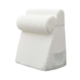 Maxbell Bed Wedge Pillow Back Support Removable Washable Cover Large Elevated Pillow White