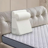 Maxbell Bed Wedge Pillow Back Support Removable Washable Cover Large Elevated Pillow White