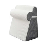 Maxbell Bed Wedge Pillow Back Support Removable Washable Cover Large Elevated Pillow White Gray
