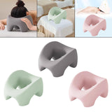 Maxbell Face Down Prone Pillow Ergonomics Massage Face Cushion for Home Plane Travel gray