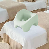 Maxbell Face Down Prone Pillow Ergonomics Massage Face Cushion for Home Plane Travel green