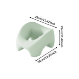 Maxbell Face Down Prone Pillow Ergonomics Massage Face Cushion for Home Plane Travel green