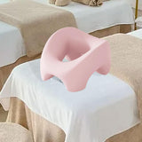 Maxbell Face Down Prone Pillow Ergonomics Massage Face Cushion for Home Plane Travel pink