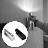 Maxbell Emergency Light Wall Mount Handheld Torch Light for Emergency Hiking Outages Silver
