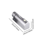 Maxbell Emergency Light Wall Mount Handheld Torch Light for Emergency Hiking Outages Silver