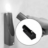Maxbell Emergency Light Wall Mount Handheld Torch Light for Emergency Hiking Outages Black