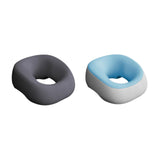 Maxbell Face Down Pillow Support Pillow Breathable Prone Pillow for Plane Salons SPA Dark Grey