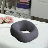 Maxbell Face Down Pillow Support Pillow Breathable Prone Pillow for Plane Salons SPA Dark Grey