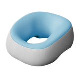 Maxbell Face Down Pillow Support Pillow Breathable Prone Pillow for Plane Salons SPA Light Blue Grey