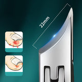 Maxbell Slanted Curved Nail Clippers Wide Mouth for Thick Toenails Men Women Seniors Green