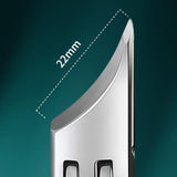 Maxbell Slanted Curved Nail Clippers Wide Mouth for Thick Toenails Men Women Seniors Green