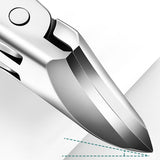 Maxbell Slanted Curved Nail Clippers Wide Mouth for Thick Toenails Men Women Seniors Green