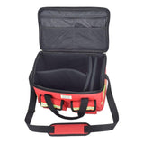 Maxbell First Aid Bag Empty 14.17x8.66x8.66inch Emergency Bag for Car Camping Hiking Red