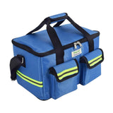 Maxbell First Aid Bag Empty 14.17x8.66x8.66inch Emergency Bag for Car Camping Hiking Blue