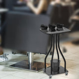 Maxbell Salon Tray Cart on Wheels Hairstylist Hairdresser Professional Salon Trolley gray