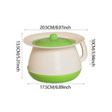 Maxbell Household Spittoon Multipurpose Toilet Urinal Pot for Home Bathroom Children Green