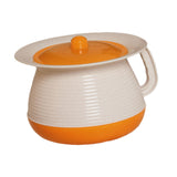 Maxbell Household Spittoon Multipurpose Toilet Urinal Pot for Home Bathroom Children Orange