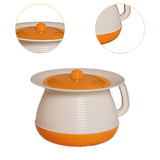 Maxbell Household Spittoon Multipurpose Toilet Urinal Pot for Home Bathroom Children Orange