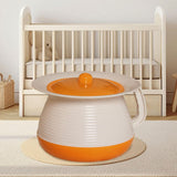 Maxbell Household Spittoon Multipurpose Toilet Urinal Pot for Home Bathroom Children Orange