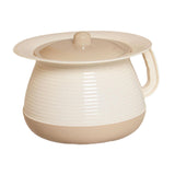 Maxbell Household Spittoon Multipurpose Toilet Urinal Pot for Home Bathroom Children Light Brown