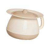 Maxbell Household Spittoon Multipurpose Toilet Urinal Pot for Home Bathroom Children Light Brown