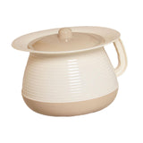 Maxbell Household Spittoon Multipurpose Toilet Urinal Pot for Home Bathroom Children Light Brown