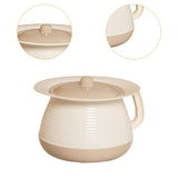 Maxbell Household Spittoon Multipurpose Toilet Urinal Pot for Home Bathroom Children Light Brown
