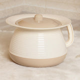 Maxbell Household Spittoon Multipurpose Toilet Urinal Pot for Home Bathroom Children Light Brown